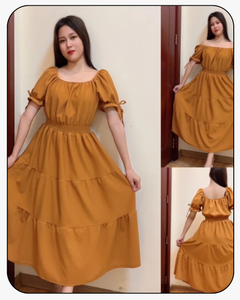 Stella Puff Sleeve Maxi Dress